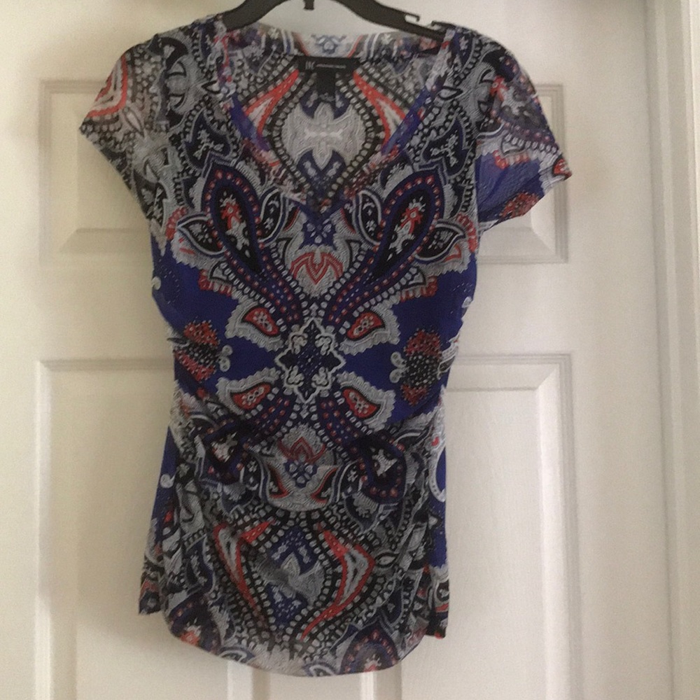 INC size Medium top multi-colored